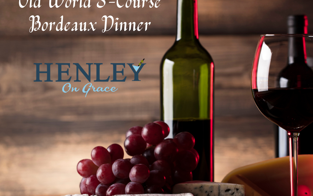 Old World 5-Course Dinner on August 28th AND 29th!